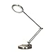 Produktbild Schreibtischlampe Metall Mit Verstellbare Schwenkbarem Arm Tageslicht 9W |LED- Leselampe Tischleuchte Chrom Mit Drehbarem Kopf |Modern Tischlampe Höhenverstellbare Arbeitslicht Designer-Lampe