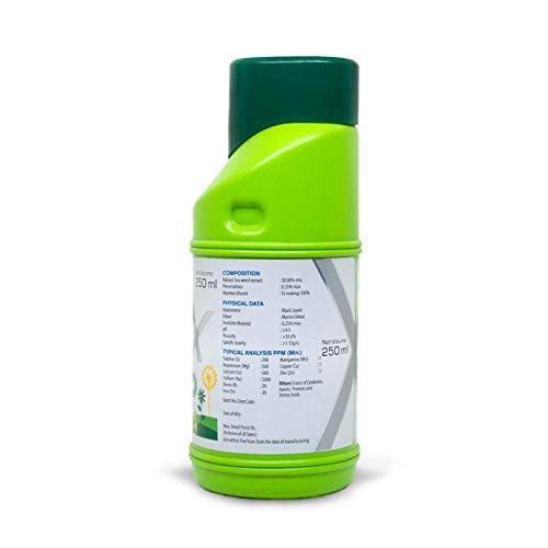 Image of Pi Industries Pi Biovita - Liquid Seaweed Concentrate Fertilizer For Utility In Gardens, Field Crops And Vegetables (500Ml)
