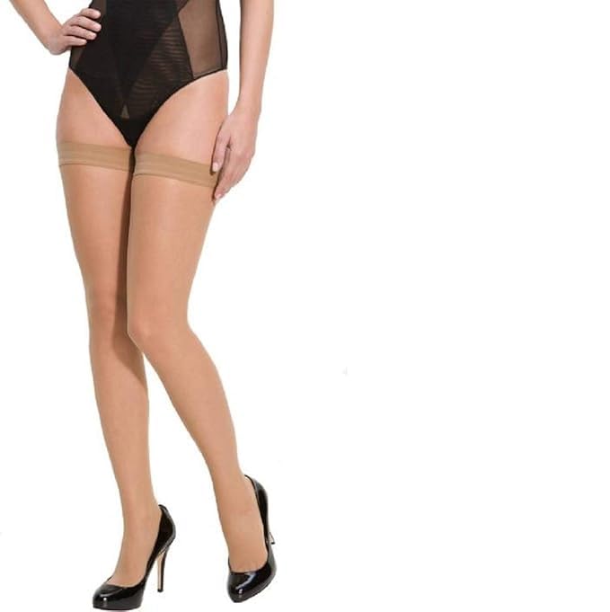 Women Thai Length Thin Beige/Skin Color Stockings Socks (Pack of 1)-image-14