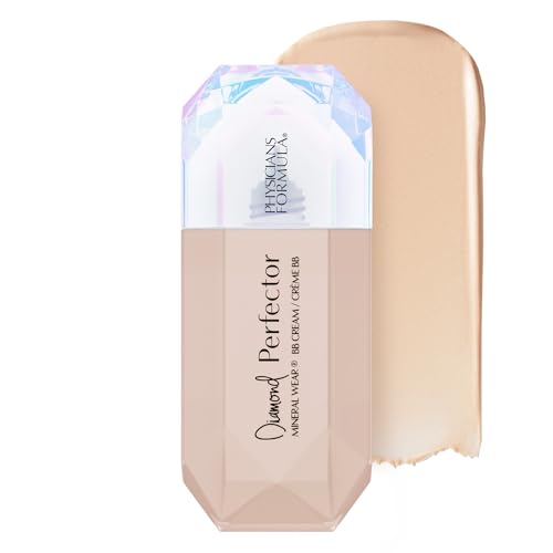 Physicians Formula Mineral Wear®Diamond Perfector BB Cream, 10 in 1 Skin Perfecting Beauty Balm, Lightweight & Luminous Finish - Fair to Light