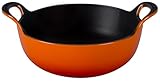 Le Creuset of America Enameled Cast Iron Balti Dish, 2-Quart, Flame