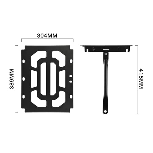 Support bagages arrière pour installer des sacoches de moto CT200U - 2