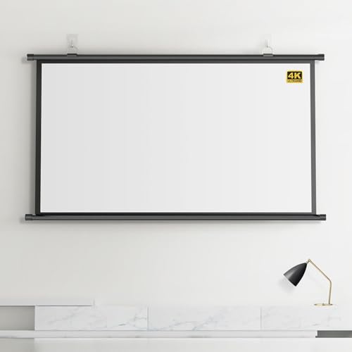 Pantalla de proyector manual portátil 80" 16:9