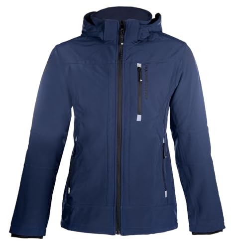 Veste softshell de sport imperméable HKM 5274 manteau à capuche