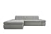 Produktbild Domo Collection Ecksofa Moric / Eckcouch mit Bett / Sofa mit Schlaffunktion in L-Form Couch mit Armlehnfunktion/ 300x172x80 cm / Schlafsofa in hellgrau