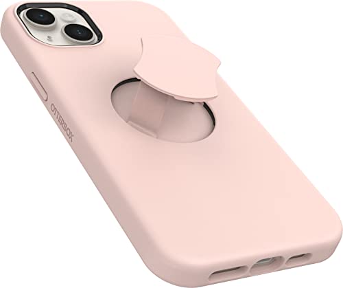 Coque iPhone 14 Plus OtterBox OtterGrip rose avec poignée MagSafe intégrée - 6
