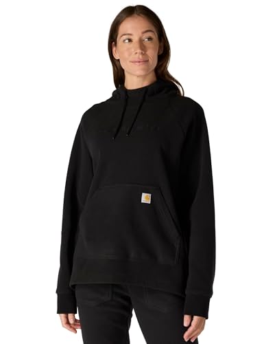 Carhartt Women's Force Oversized-Fit Fleece Hooded Sweatshirt