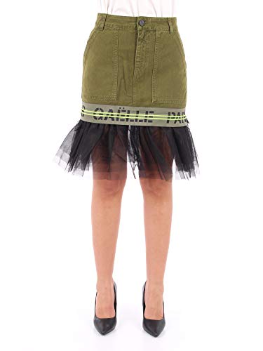 Gaelle Paris GBD7408 minifaldas Mujer Verde Militar 27