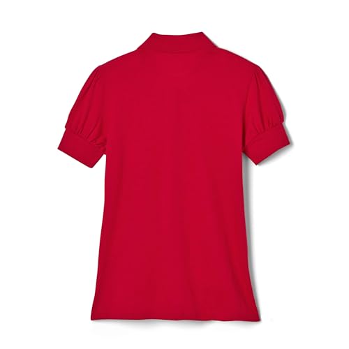 Image of French Toast Girls Puff Sleeve Double Button Polo