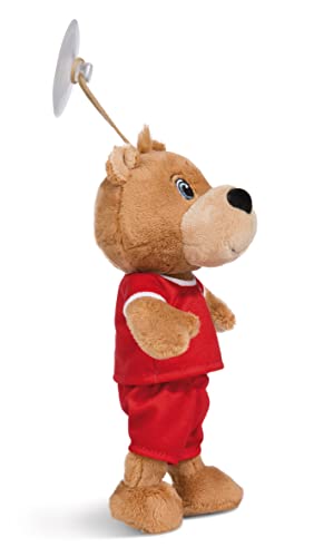 NICI Peluche FC Bayern de Múnich Oso Berni 20cm marrón con Camiseta y Ventosa, de la producción sostenible