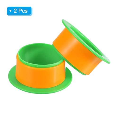 PATIKIL 4-Zoll Schrumpffolien-Griff, 2 Stück Stretchfolien-Spender, Stretchfilm-Spender aus Kunststoff für Kerne ab 76mm, Möbelverpackung, Umzugsverpackung, Grün