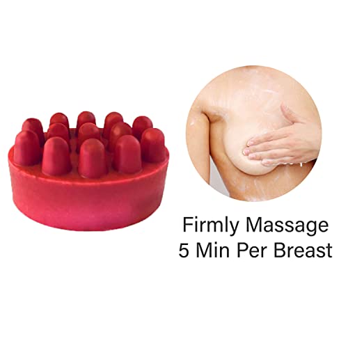 Swiss Botany Bust Enhancement Soap with Pueraria Mirifica - Lift and Plump for Better Cleavage with Daily Use - Safe for All Skin Types - All Natural Ingredients - 4 oz - 1 bar