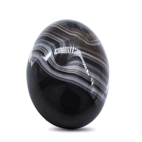 Onyx noir Sulemani Akik Stone de 15 carats, une pierre KaratKing