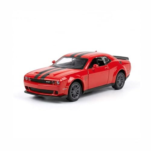 Image of 1:36 Scale Die-cast Metal Car Toy for Boys & Kids, Collectiable and Birthday Gift, openable Doors and Lights, Alloy Model car for Boys and Collectors (RED)