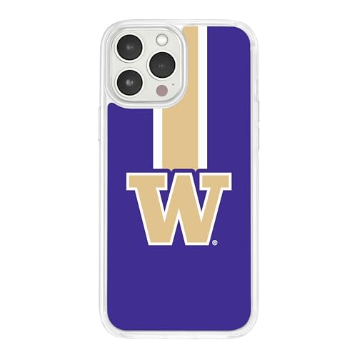 Affinity Bands Washington Huskies HD Mag-Safe Phone Case Compatible with Apple iPhone 13 Pro (Stripe)