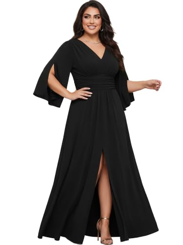 Image of KOH KOH Womens Long Bridesmaid Semi Formal Wedding Guest Maxi Dress Gown