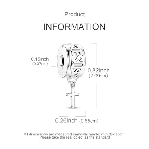Image of 925 Sterling Silver Charms,Hypoallergenic Beads,Compatible with Pandora Bracelets and Necklaces,Women Holiday Gift Pendants