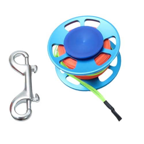 XUZHID Diving Reel?Scubas Diving Spools Finger Reel Aluminum Alloys Diving Finger Spools Dive Reel for Underwater and