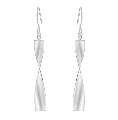 Preisvergleich Produktbild Tuscany Silver Ohrhänger Sterling Silber Verflochten Stange