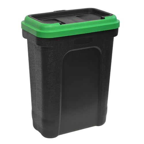 Trendi Pet Food Storage Container | Large 30L/15.5kg Plastic Storage Bin with Food Scoop & Flip-Top Locking Lid | Ideal for Storing Dog Treats, Dog Food, Cat Food & Kitten Supplies