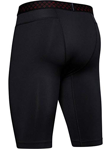Under Armour Rush HeatGear Long Corto, Uomo, Nero