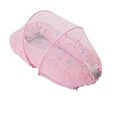 Moustiquaire pour berceau de bébé, Portable et pliable, auvent, berceau pliable, tente anti-insectes à garder à l'intérieur