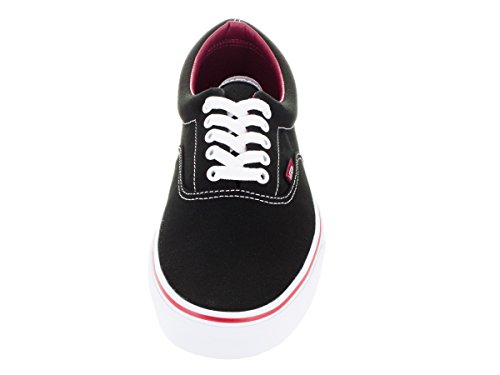 Vans Vans Unisex Era (Pop) Skate Shoe Black Rhubarb (9.5 D(M) US, Black Rhubarb)