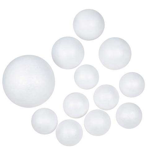 Foam Balls, Arts and Crafts Supplies (12 Piece) - //coolthings.us