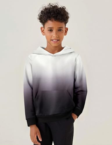 Image of Arshiner Unisex Kids Soft Pullover Hooded Sweatshirt with Pocket Basic Hoodies Sportswear Age 4-13 Years