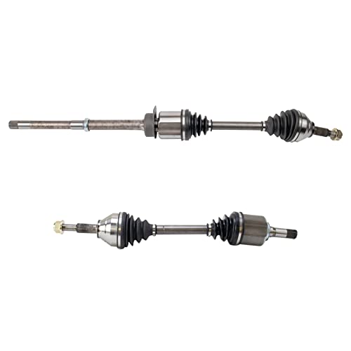 Image of TRQ Front Driver and Passenger Side CV Axle Assembly Set 2 Piece Compatible with 2011 Ford Explorer All Wheel Drive, 2012-2014 Explorer V6 3.5L All Wheel Drive