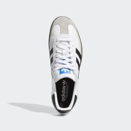 Image of adidas Mens Samba Adv Skate Skate Sneakers Shoes - White, White, 9