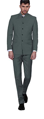 Costume chinois en mousse sur mesure marié smoking homme slim fit