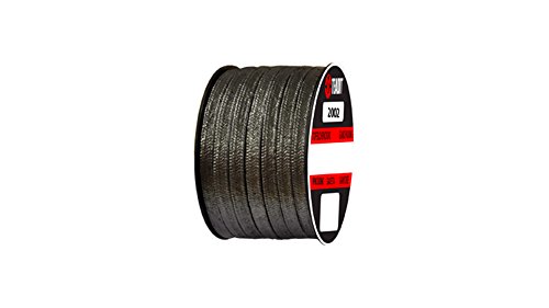 Sterling Seal and Supply (STCC) 2002.125x1 2002 Teadit Style Carbon Hilado, relleno de grafito, 1/8' CS x 1 lb Bobina