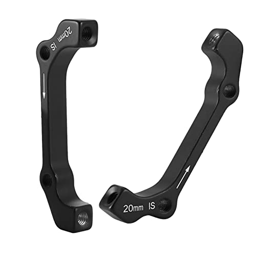 Qiilu Disc Brake Bracket Mount Clamp Black Aluminium Alloy All Type Disc Brake Adapter Mountain Cycling Brake Adaptor Bracket Mount Clamp