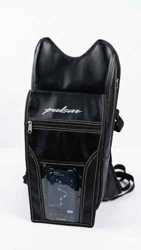 Image of Bike Tank Cover for Pulsar | Premium Motorcycle Tank Bag - Dual Compartment & Expandable Storage