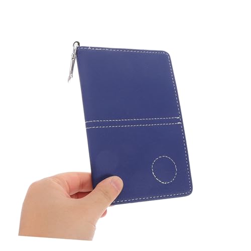 Libreta de puntuación de golf de PU portátil con funda resistente y lápiz Hemobllo 3