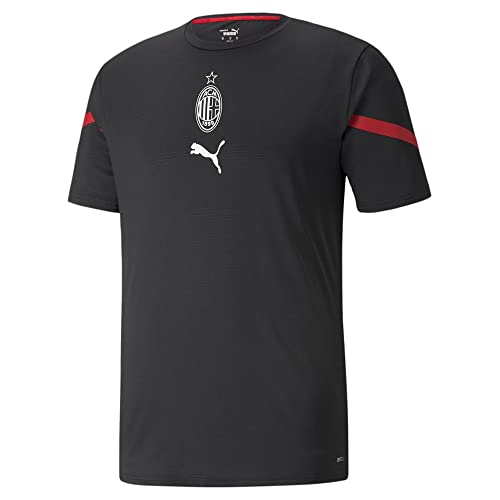 Maillot AC Milan PUMA Prematch pour homme en noir taille S
