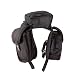 Cashel Quality Deluxe English Front Saddle Bag, Center Pouch and Side Bags, 600 Denier Material - Color Choice: Black