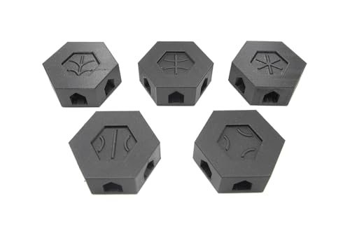 Trackscreations Construction Toy - Windmill Turning Wheel - 6pcs - Age 6-12, Black, Moyen (Medium)