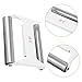 WATIIFUFU Stainless Steel Rolling Pin for Baking Ergonomic Double Roller Tool Smooth for Easy Cleaning for Pizza Pastry and All Types