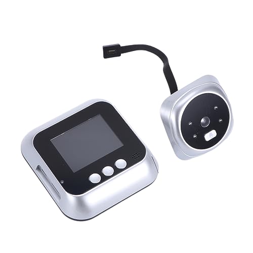 LIFKOME Spioncino Digitale Per Porta 2,4 Pollici Schermo Lcd Telecamera Angolo Visione 135 Gradi Monitor Sicurezza Casa Alimentazione Senza Batteria Indicatore Tensione Basso