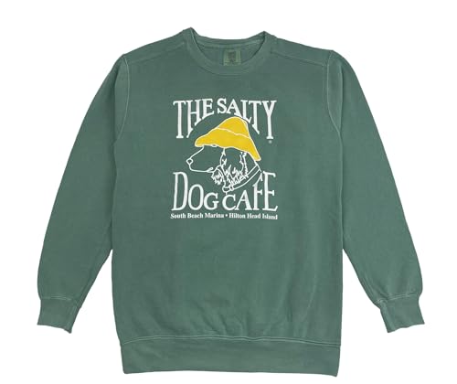 Salty Dog Adult Pigment Dyed Crewneck Sweatshirt