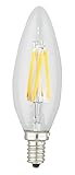 Kodak 41063-UL Dimmable LED Candle Torpedo Light Bulb, 40-watt, E12 base