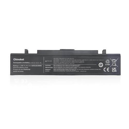 Chinoket AA-PB9NC6B AA-PB9NS6B Batería para Samsung R519 R530 R540 R580 R780 RV511 RC520 R522 NP350V5C NP300E5C NP300E5A...