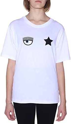 Chiara Ferragni Eye Star t-Shirt Donna Bianco