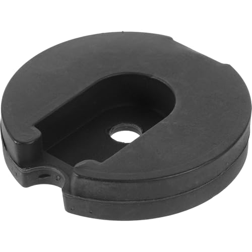 NULYLU Base per Lampada da Terra in Ferro 90x20 Mm Base Rotonda Pesante per Lampada da Scrivania Struttura Stabile e Compatta per Uso Ufficio e Casa