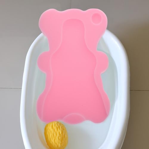 Alfombrilla esponja de baño antideslizante para bebés recién nacidos 6
