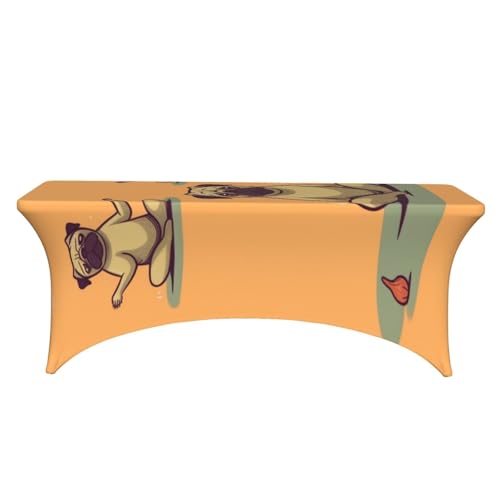 Nappe de table extensible lavable élasthanne pour événement et mariage 1,8m - 3