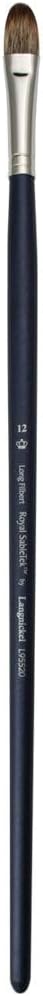 Royal Sabletek Long Handle Long Filbert 6 - Artist Paint Brush - L95520-6 - Single