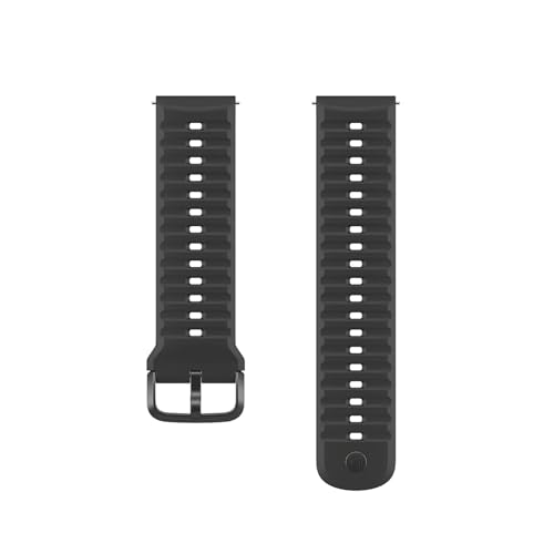 COROS APEX 4 SILICONE BAND (Black, 24 mm) Only compatible with APEX 4 (46mm)/NOMAD